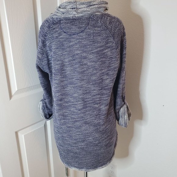 Kensie Performance Womens Roll-Tab Sleeve Cowl Neck Pullover Sweater Size XL - Picture 4 of 12